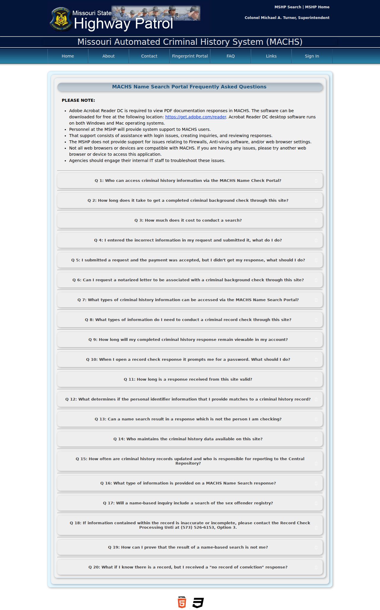 Henry County criminal court case comparison with Missouri MACHS records